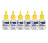 Everbuild Hv20 Stick 2 Industrial Grade High Viscosity Glue, Clear, 20 G (Pack Of 6)