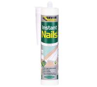 Everbuild Instant Nails Grab Adhesive White 290ml High Strength Multipurpose