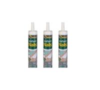 Everbuild Instant Nails White - 290 ml 25INST (Pack of 3)