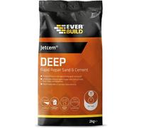 Everbuild Jetcem Deep Rapid Repair Sand and Cement, Grey, 2 kg 620326