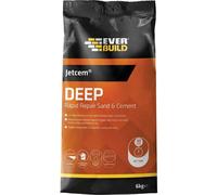 Everbuild Rapid Setting Sand & Cement Repair, Grey, 6Kg, Premixed & Sets In 30 Mins (Orange Bag)