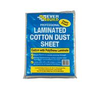 Everbuild Lamdust Laminated Cotton Dust Sheet 3.6 X 2.7M Evblamdust