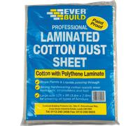 Everbuild Laminated Cotton Dust Sheets 10 PC