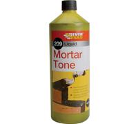 Everbuild 209 Mortar Tone Liquid Admixture - Cement Colourant - High Water and Rain Resistance - Black - 1 Litre