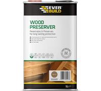 Everbuild LJDO05-EBD Quick Drying, Long Lasting, Wood Preserver, Dark Oak, 5 Litre