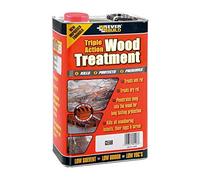 Everbuild LJUN25 Triple Action Wood Treatment, Clear, 25 Litre