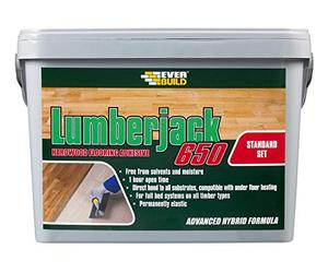 Everbuild Lumberjack 650 Hardwood Flooring Adhesive - Buff - 14kg