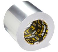 Everbuild Mammoth Aluminium Tape ? Heat Resistant to 180?C ? Light Reflective ? Excellent Moisture Resistance ? Silver ? 100mm x 45m