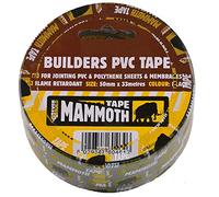 Everbuild Mammoth Builders PVC Tape - Flame Retardant - Black - 50mm x 33mm