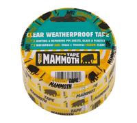 Everbuild Mammoth Clear Weatherproof Tape 50mm X 10M - Strongly Adhesive