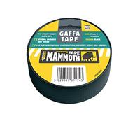 Everbuild Mammoth Easy Tear Gaffa Tape - Utility-Grade - Interior and Exterior Use - Black - 50mm x 45m
