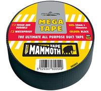 Mega Mammoth All Purpose Duct Tape Black 50mm 50m