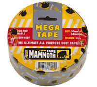 Everbuild - Mammoth - Mega All-Purpose Duct Tape - Waterproof - Easy-Tear - Interior And Exterior Use - White - 50mm x 50m