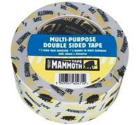 Everbuild Mammoth Multi-Purpose Double Sided Tape - Clear, 25mm X 25M - Strong Adhesive Tape - High Tack Bond For Smooth Surfaces