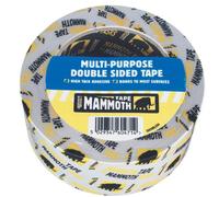 Everbuild Mammoth Multi-Purpose Double Sided Tape - Clear, 50mm X 5M - Strong Adhesive Tape - High Tack Bond For Smooth Surfaces