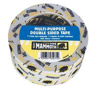 Everbuild Mammoth Multi Purpose Double Sided Tape - High Tack - Multi-Purpose - Clear - 50mm x 25m Roll