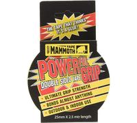 Everbuild Mammoth Powerful Grip Tape, Reinforced Double Sided Tape, Clear, 25 mm x 2.5 m