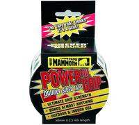 Everbuild Mammoth Powerful Grip Tape, Reinforced Double Sided Tape, Clear, 50 mm x 2.5 m