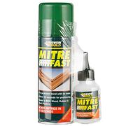 Everbuild Mitre Fast Instant Bonding Adhesive Kit 50g Adhesive 200ml Activator