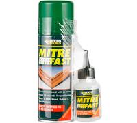 Everbuild Mitre Fast Two Part Instant Bonding Kit, 50 g Adhesive , 200 ml Activator