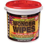SIKA - Wonder Wipes Multi-Use Cleaning Wipes for the Building Trade - Specially Formulated to Clean Hands, Tools and Surfaces - 500 Wipes