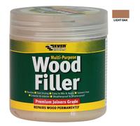 Everbuild Sika 480465 Multipurpose Premium Joiners Grade Wood Filler Light Oak 250Ml