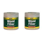 Everbuild Multi-Purpose Wood Filler, Dark Oak, 250 ml & Multi-Purpose Wood Filler, Medium Stainable, 250 ml