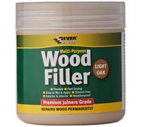 Everbuild Multipurpose Wood Filler - Suitable for Indoor and Outdoor Use - Sandable - Light Oak - 250ml