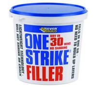 Everbuild One Strike Filler, Dry In 30 Mins, 1 Litre Tub