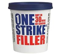 Everbuild - One Strike - Multi-Purpose Quick-Drying Filler - One-Time Application - White - 450 ml Tub