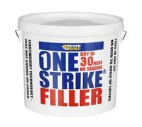 Everbuild - One Strike - Multi-Purpose Quick-Drying Filler - One-Time Application - White - 5 Litre Tub