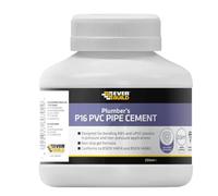 Everbuild P16 Plumbers Pvc Pipe Cement 250Ml
