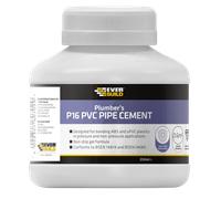 Everbuild P16 Plumbers PVC Pipe Cement, 250 ml