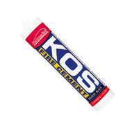Everbuild Fire Cement Cartridge KOS C3 Ready-to-use Resistant to 1250°C Black 300 ml
