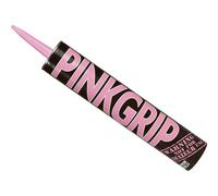 Sika Pinkgrip Instant Grab Adhesive - Slump Resistant - External and Internal Use - 350ml, Pink