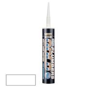 Everbuild Plumbers Gold Sealant Adhesive In White 300Ml Size Cartridge