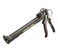 Everbuild Power Pro Heavy Duty Applicator Gun | Cartridge Caulks, Sealants, Adhesives - Professional Heavy Duty Applicator, Suitable for High Viscosity Products - 310ml - Black
