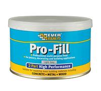 Everbuild Multi-Purpose Filler Pro Fill – 2-Part High Performance, Light Grey 500g