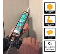 Everbuild Professional Caulk Sealant Adhesive Application Gun For Up T