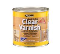 Everbuild Quick Dry Wood Varnish Satin Clear 250Ml