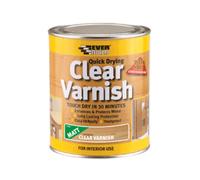 EVERBUILD QUICK DRYING VARNISH WOOD 250ML/750ML/2.5L QUICK DRY GLOSS/SATIN/MATT