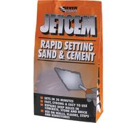 Everbuild Jetcem Deep Rapid Repair Sand and Cement, Grey, 6 kg