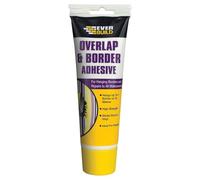 Everbuild Ready Mixed Overlap and Border Adhesive - High Tack for Quick Bonding - Ready to Use - White - 250g