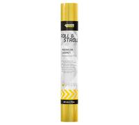 Everbuild ROLL75 Roll and Stroll Premium Carpet Protector | Self Adhesive Floor Protection for Carpets, Yellow, 600mm x 75 m