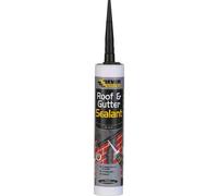 Everbuild Sika 486214 Roof & Gutter Sealant Black 295Ml