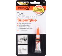 Everbuild S2 All Purp Superglue Tube 3Gm
