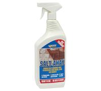 Everbuild Salt-Away Treatment - External Use - Biodegradable - Works On Bricks, Concrete And Stone - Ready To Use - 1 Litre