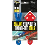 Everbuild Seal Rite Strip Out & Sealant Smooth-Out Tool - Enables The Perfect Seal - Easy To Use - Twin-Pack (1x Smooth Out, 1x Strip Out)