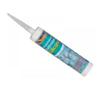 Everbuild Sika 467063 Showerproof Bathroom Silicone White 280Ml