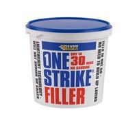 Everbuild Filler One Strike - Multi-Purpose, Quick-Drying, One-Time Application - White 5L Tub